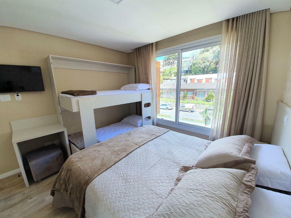 Apto Luxo 800M R. Coberta | 2 Suites | Mobiliado Gramado Exterior foto